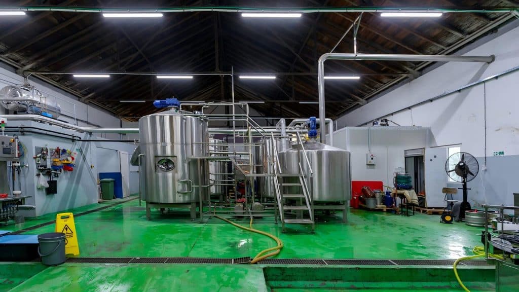 Metal vats for small breweries