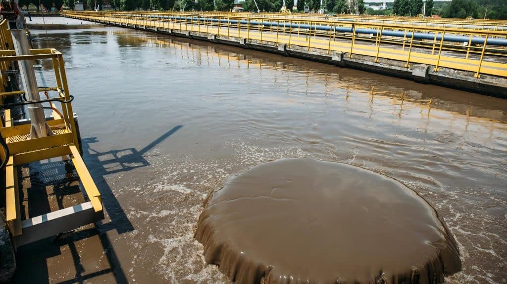Water tanks for wastewater aeration and biological purification in sewage treatment plants