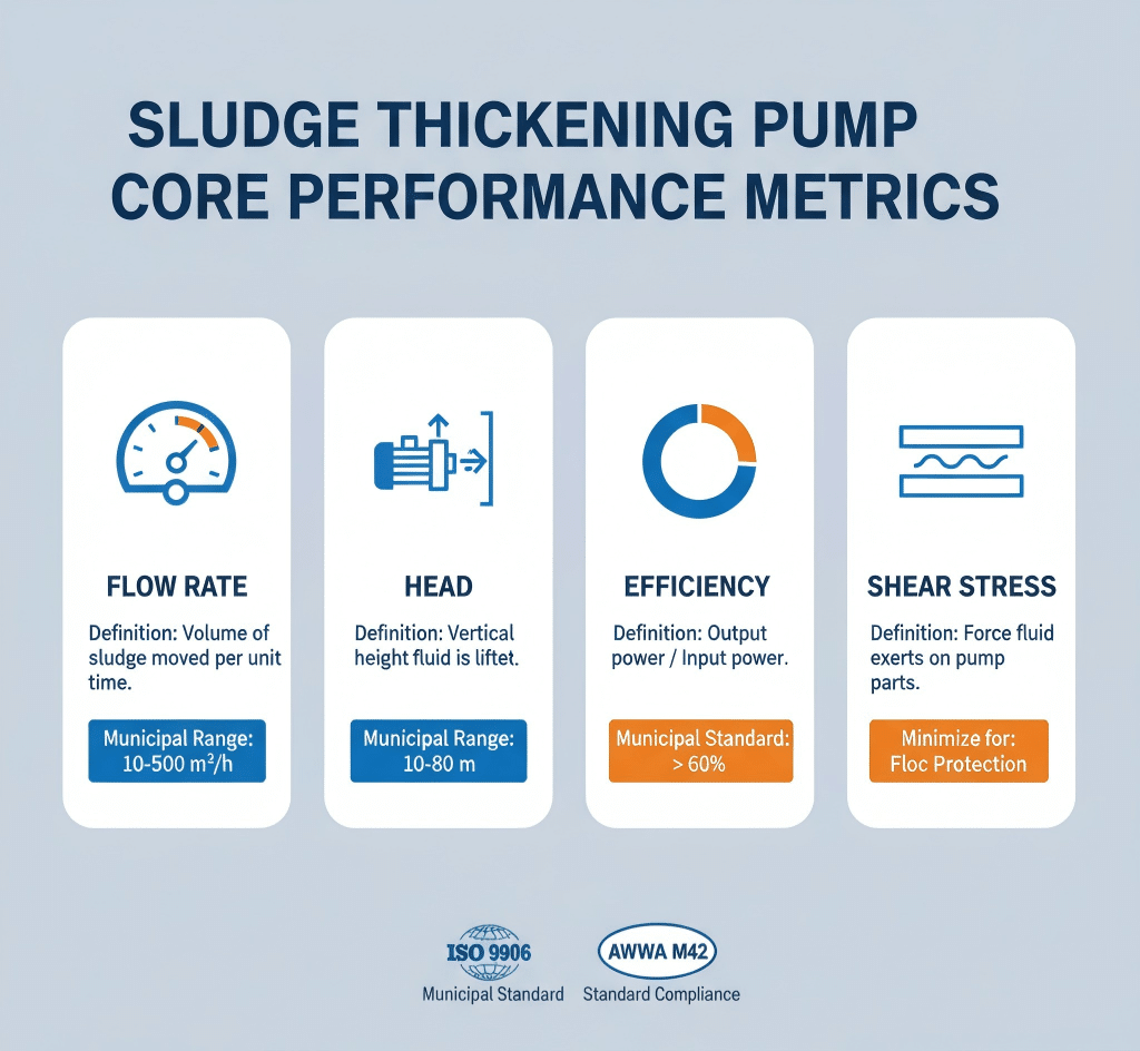 Key Performance Metrics for Sludge Thickening Pumps
