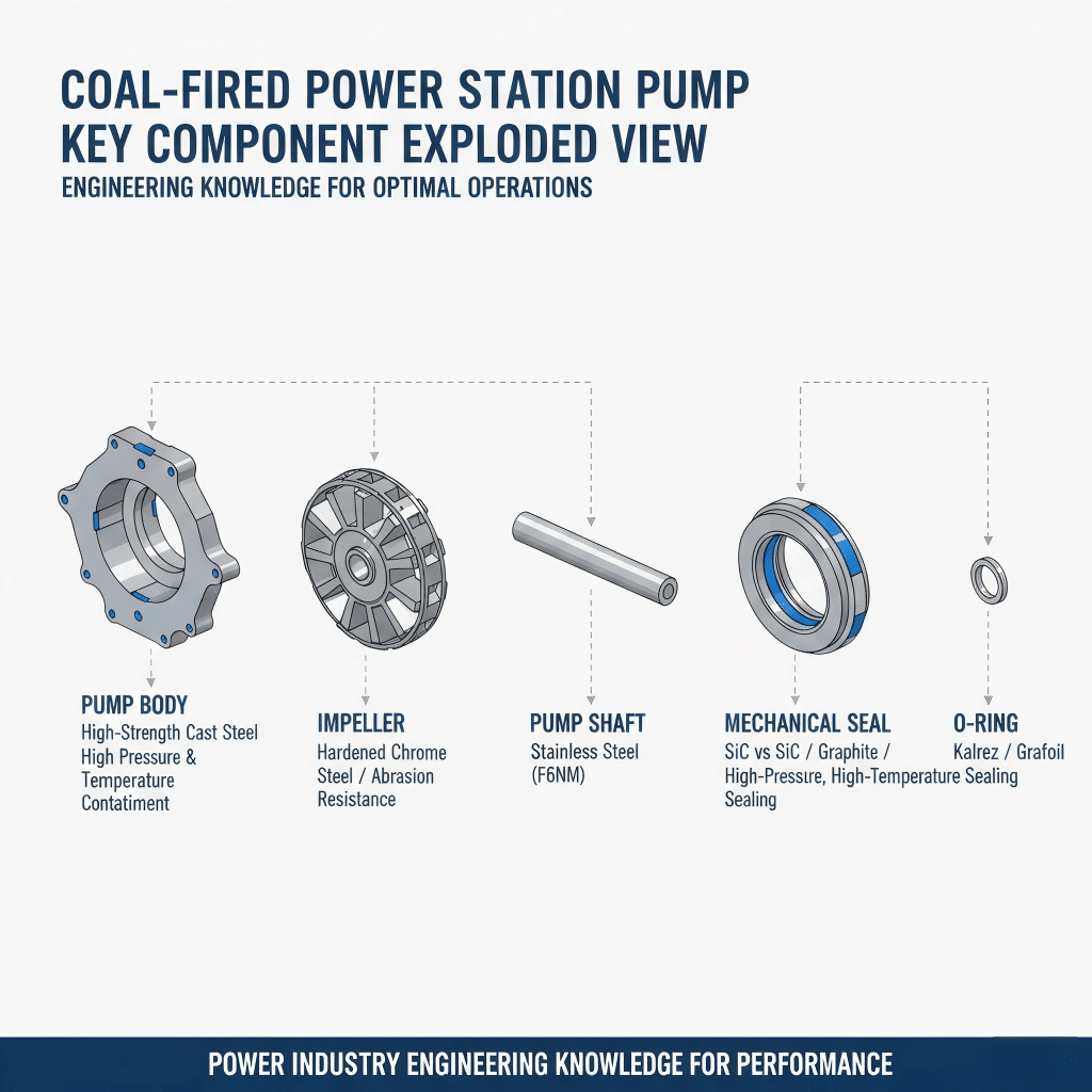 Material Selection for Coal-Fired Power Station Pumps