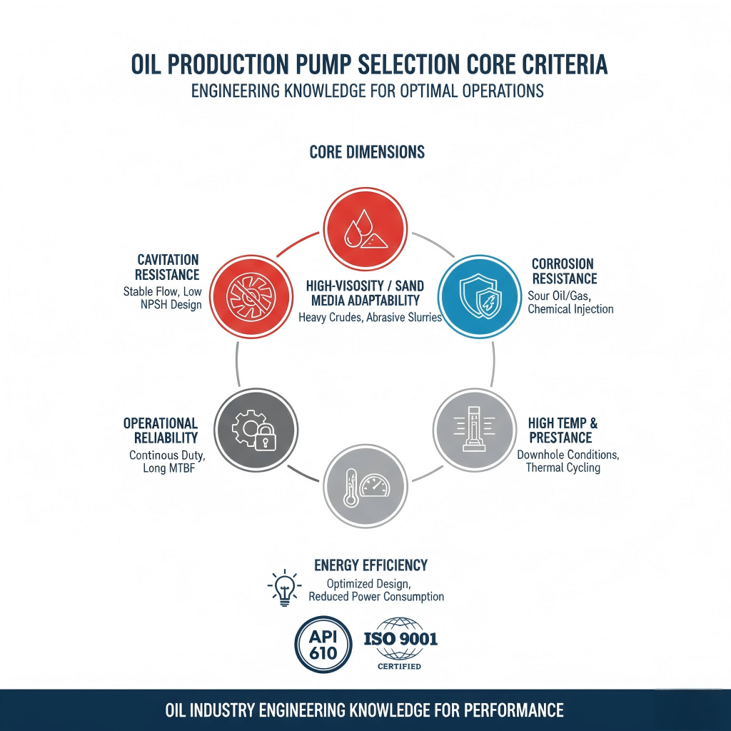 What Are the Key Criteria for Selecting Oil Production Pumps