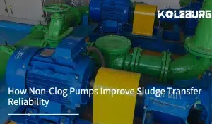 How Non-Clog Pumps Improve Sludge Transfer Reliability